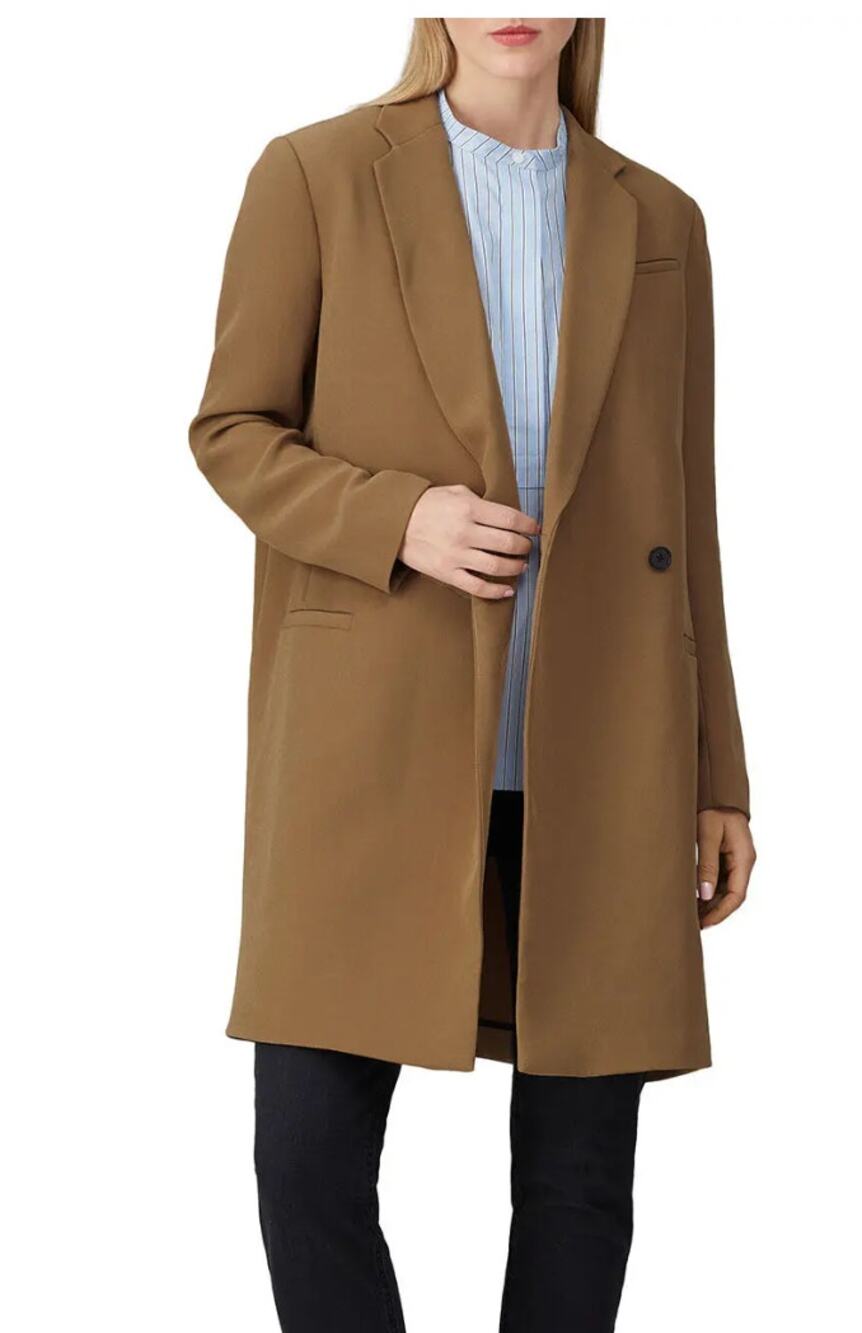 3.1 Phillip Lim Oversized Grandma Blazer Coat Khaki Tan Womens Business Size 6